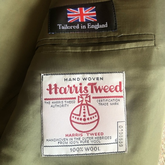 Vintage 1990 Alexandre London Tweed Blazer - Picture 6 of 11